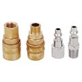 Surtek Air Fittings, Couplers And Plugs Set 4 Pieces 108123